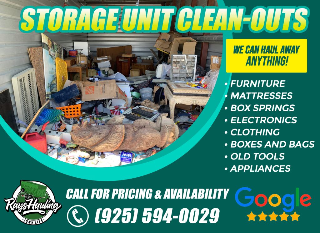 Storage Unit Clean Out | Rays Junk Hauling